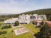 Helios Klink Erlenbach - Helios Klinik Erlenbach mit Hubschrauberlandeplatz