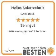Helios Solartechnik - werkenntdenBESTEN.de Qualitätssiegel