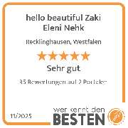 hello beautiful Zaki Eleni Nehk - werkenntdenBESTEN.de Qualitätssiegel
