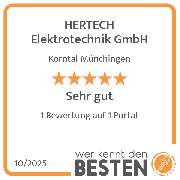 HERTECH Elektrotechnik GmbH - werkenntdenBESTEN.de Qualitätssiegel