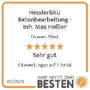 HesslerBAU Betonbearbeitung - Inh. Max Heßler - werkenntdenBESTEN.de Qualitätssiegel