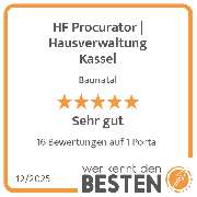 HF Procurator | Hausverwaltung Kassel - werkenntdenBESTEN.de Qualitätssiegel