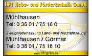 HFT Hebe - u. Fördertechnik GmbH - LOGO