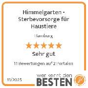 Himmelgarten -  Sterbevorsorge für Haustiere - werkenntdenBESTEN.de Qualitätssiegel
