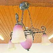 Hinter der Rosenhecke 64 - Lampe Jugendstil-Repro