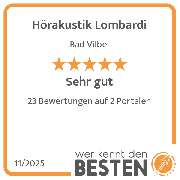 Hörakustik Lombardi - werkenntdenBESTEN.de Qualitätssiegel