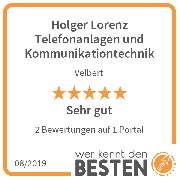 Holger Lorenz Telefonanlagen und Kommunikationtechnik - werkenntdenBESTEN.de Qualitätssiegel