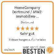 HomeCompany Dortmund /  MWZ-Immobilien-Vermittlungs-GmbH & Co Mitwohnzentrale KG - werkenntdenBESTEN.de Qualitätssiegel