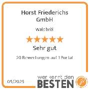 Horst Friederichs GmbH - werkenntdenBESTEN.de Qualitätssiegel