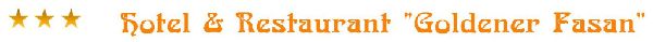 Hotel Goldener Fasan Inh. Gerlind Jung - Hotel Gol …
