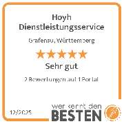 Hoyh Dienstleistungsservice - werkenntdenBESTEN.de Qualitätssiegel