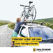 HUK-COBURG Versicherung Daniela Schütte in Velbert - Mitte - Egal ob Urlaub oder Wochenend-Ausflug: Viele Deutsche nehmen ihr Fahrrad am liebsten mit. Doch wie transportiert man das Rad sicher mit dem Auto? Auf dem Dach oder am Heck? Für welches 