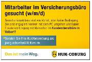HUK-COBURG Versicherung Daniela Schütte in Velbert - Mitte - Mitarbeiter im Versicherungs-büro gesucht (w/m/d) 
Die HUK-COBURG ist eine starke Marke und steht für niedrige Beiträge, sehr gute Beratung und faire Schadenregulierung. Sie beraten Kunden zu un