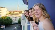 Humboldt-Institut Berlin - Sprachschule für Deutschkurse - Von den Balkonen hat man ein tolle Sicht über Berlin.