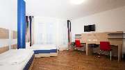 Humboldt-Institut Berlin - Sprachschule für Deutschkurse - Zweibettzimmer mit eigenem Bad. Alle Deutschkurse werden inklusive Unterkunft angeboten.