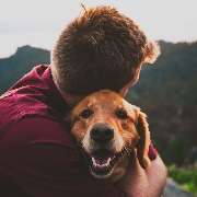 Hundeberatung für Familienhunde - Kluge Hunde - Vertrauen, Nähe und Geborgenheit – dieses Bild zeigt den emotionalen Kern jeder Mensch-Hund-Beziehung und die Kraft echter Verbindung.