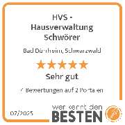 HVS - Hausverwaltung Schwörer - werkenntdenBESTEN.de Qualitätssiegel