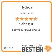 Hydroa - werkenntdenBESTEN.de Qualitätssiegel