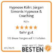Hypnose Köln: Jürgen Simonis Hypnose & Coaching - werkenntdenBESTEN.de Qualitätssiegel