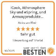 ICook, Athmosphere Sky und eSpring, und Amwayprodukte Vertrieb - werkenntdenBESTEN.de Qualitätssiegel