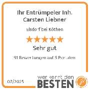Ihr Entrümpeler Inh. Carsten Liebner - werkenntdenBESTEN.de Qualitätssiegel