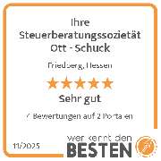 Ihre Steuerberatungssozietät Ott - Schuck - werkenntdenBESTEN.de Qualitätssiegel