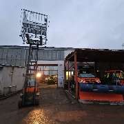 Ilmenauer Gebäudedienste GmbH - Radlader mit Arbeitskorb. Ilmenauer Gebäudedienste GmbH, Service rund ums Haus, Gebäudeservice und Hausmeisterdienst in Ilmenau, Thüringen.