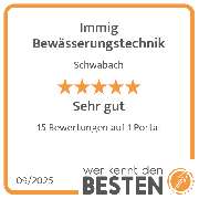 Immig Bewässerungstechnik - werkenntdenBESTEN.de Qualitätssiegel