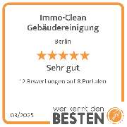 Immo-Clean Gebäudereinigung - werkenntdenBESTEN.de Qualitätssiegel