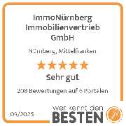 ImmoNürnberg Immobilienvertrieb GmbH - werkenntdenBESTEN.de Qualitätssiegel