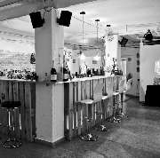 Seminarraum der IN-LIVE Cocktailschule Frankfurt