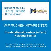 Ingbert Mietz e.K. Heizung - Sanitär - Klima - Solar - Kundendienstmonteur (m/w/d) Heizung/Sanitär