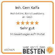 Inh. Cem Kalfa - werkenntdenBESTEN.de Qualitätssiegel