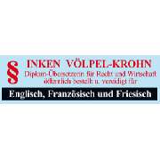 Inken Völpel-Krohn Dipl. Übers. jur. vereid. u. öffentl. best. - LOGO