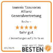 Ioannis Tzouvaras Allianz Generalvertretung - werkenntdenBESTEN.de Qualitätssiegel