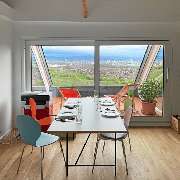Loggia in einem ausgebautem Dachgeschoss