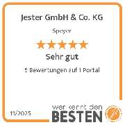 Jester GmbH & Co. KG - werkenntdenBESTEN.de Qualitätssiegel