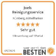 Joels Reinigungsservice - werkenntdenBESTEN.de Qualitätssiegel