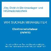 Jörg Dietrich Elektroanlagen und Informationstechnik - Elektroinstallateur (m/w/d)