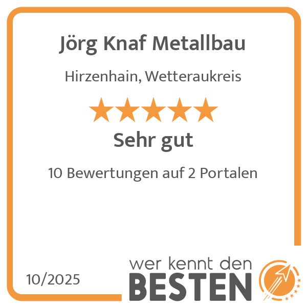 Jörg Knaf Metallbau - werkenntdenBESTEN.de Qualitä …