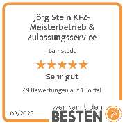 Jörg Stein KFZ-Meisterbetrieb & Zulassungsservice - werkenntdenBESTEN.de Qualitätssiegel