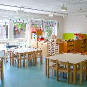 Johanniter-Kita Gänseblümchen - Ein Gruppenraum der Johanniter-Kita Gänseblümchen in Rehhorst.