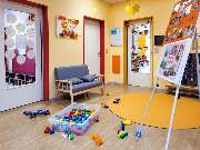 Johanniter-Kita Kleine Hanseaten - Der großzügige Spielflur in der Johanniter-Kita Kleine Hanseaten in Lübeck lädt zum Spielen ein.
