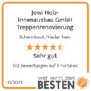 Jowi Holz-Innenausbau GmbH Treppenrenovierung - werkenntdenBESTEN.de Qualitätssiegel
