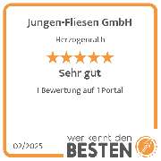 Jungen-Fliesen GmbH - werkenntdenBESTEN.de Qualitätssiegel