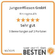 Jungen-Fliesen GmbH - werkenntdenBESTEN.de Qualitätssiegel