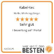 Kabel-tec - werkenntdenBESTEN.de Qualitätssiegel