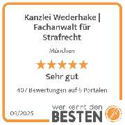 Kanzlei Wederhake | Fachanwalt für Strafrecht - werkenntdenBESTEN.de Qualitätssiegel