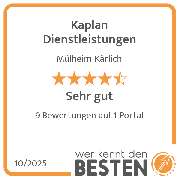 Kaplan Dienstleistungen - werkenntdenBESTEN.de Qualitätssiegel