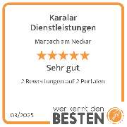 Karalar Dienstleistungen - werkenntdenBESTEN.de Qualitätssiegel